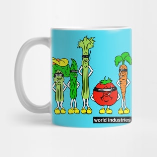 Vegetable Firing Squad (Classic Skateboard Graphic) Mug